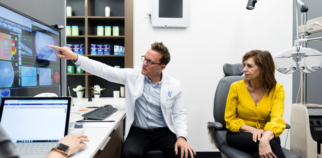 Consultation with Dr. Jared Holthaus at Vision Specialists in Omaha Nebraska